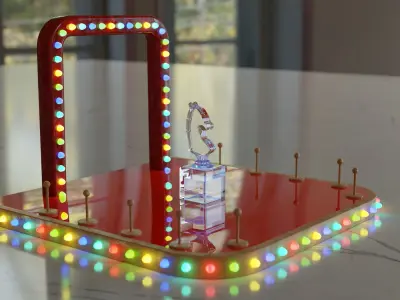 Squid Game Knight Chess Piece 3D model