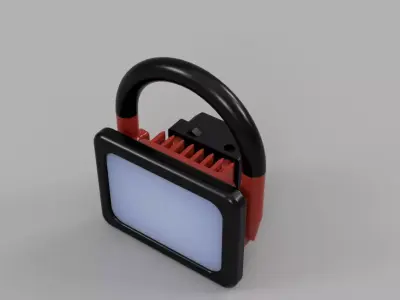 Camp lamp square 1-10 RC accessory Free 3D print model