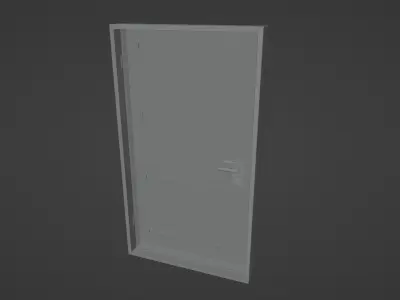 Wooden Door Free 3D model get
