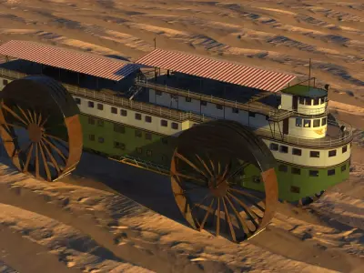 Ship of the desert 3D model