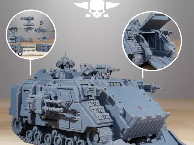 Socratis Dominator Tank 3D print model