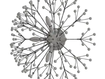 Dunkirk Wall Sconce Low-poly 3D model