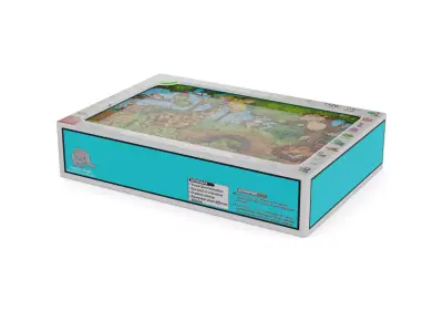 Creative and interactive toys Playful Puzzles Low-poly 3D model