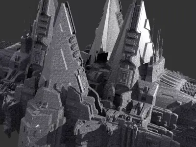 District 10 Mothership Design 9 3D model