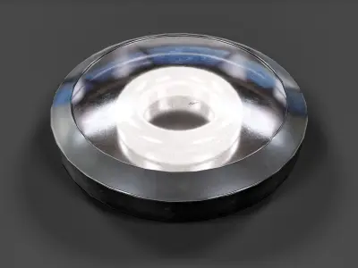 Bathroom Ceiling Light V02 - Low Poly Low-poly 3D model