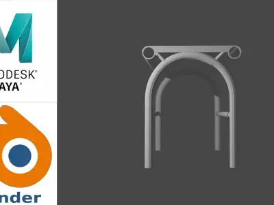 Banking - Banca 3D model 3D model 3D model 3D model