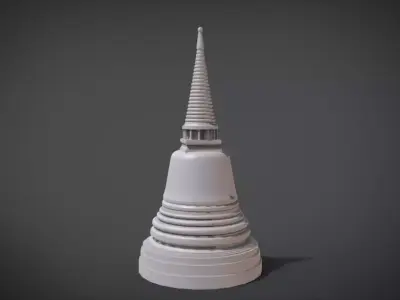 Pagoda tower 3D print model
