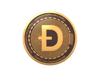 Doge Coin v5 001 3D model