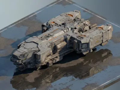 SPACESHIPS BUNDLE 4 - 95 assets 3D model