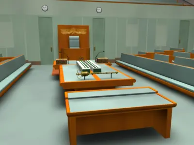 Australian Parliament Interior 3D model