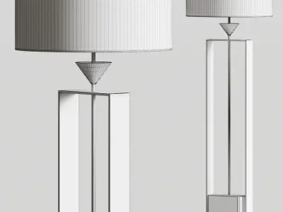 Black Tie Tosca Floor Lamp 3D model purchase