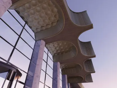 Hotel Kazakhstan 3d model 3D model