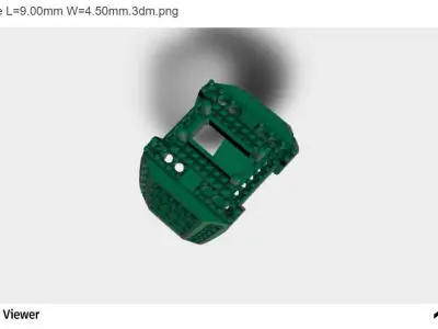 Men Ring with an Emerald Cut Center Stone 3D print model