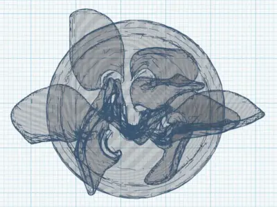 Snake plant 3D model