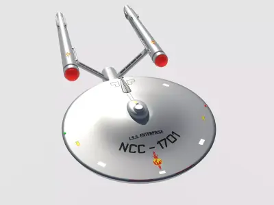 ship Enterprise NCC-1701 of the Terran Empire 3D model