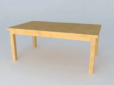 Table DOORS HLAW 120 BRW Milano Oak 3D model