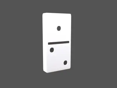 Dominoes V3 Pack 01 Low-poly 3D model