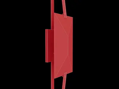 Bella Figura wall light  facet 3D model
