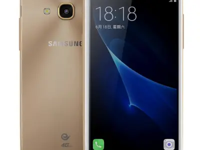 Samsung Galaxy J3 Pro White 3D model