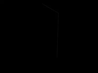 Wooden Door 1 Low-poly 3D model