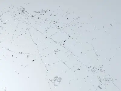 Asuncion Streets and Buildings 3D model