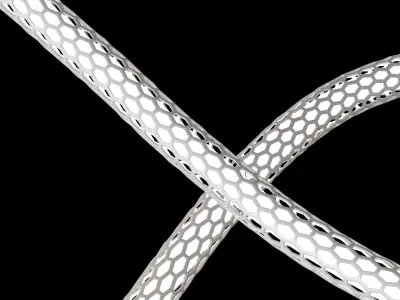 Pendant lamps squiggle h4 black and white 3D model