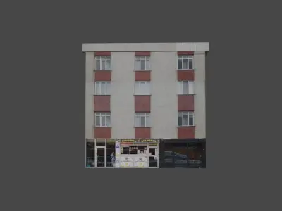 Architectural Building-6 Free low-poly 3D model purchase