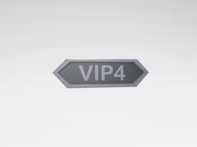 Game VIP Symbol v2 005 Low-poly 3D model