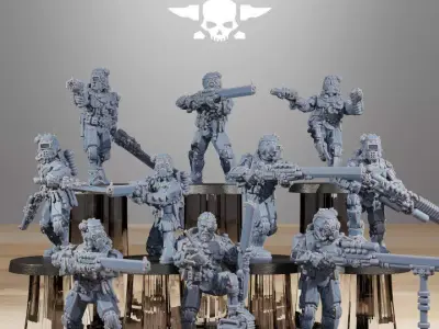 Scavenger Security Patrol 3D print model