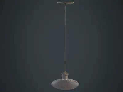 Hanging Lamp 4D Low-poly 3D model