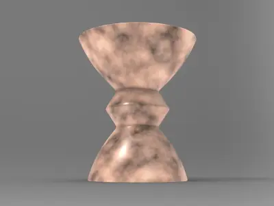 Castle Stool Low-poly 3D model