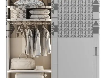 Porada Gladko Wardrobe 3D model