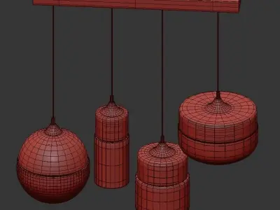 LX 1071 pendant 3D model