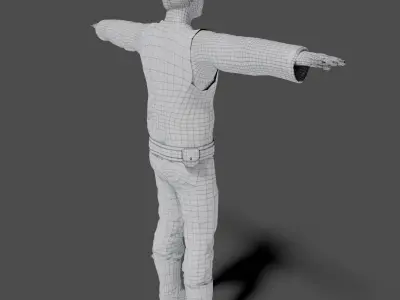 Sci-Fi Character Collection- rigged and animated Low-poly 3D model