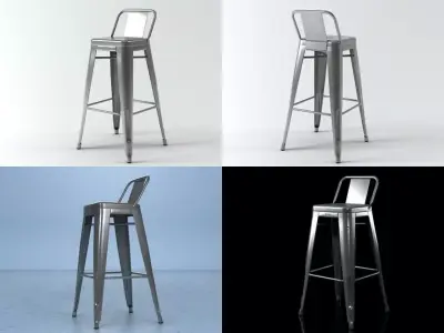 A56 stool 3D model