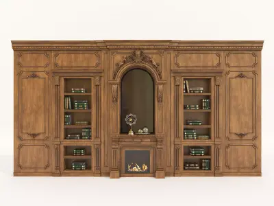 Wall Molding in Classic French style 20 3D model