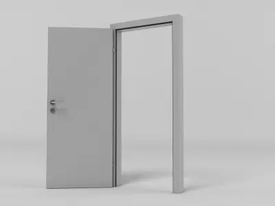 Contemporary Door 1 3D model