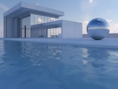 HDRI 1 house with dynamic range Texture