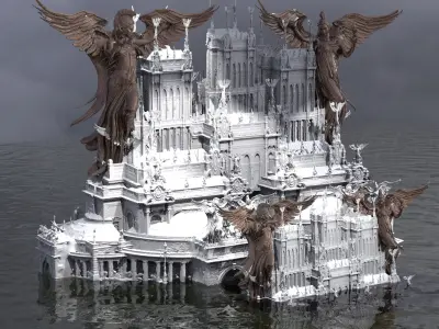 Victorian Angel City 4 3D model