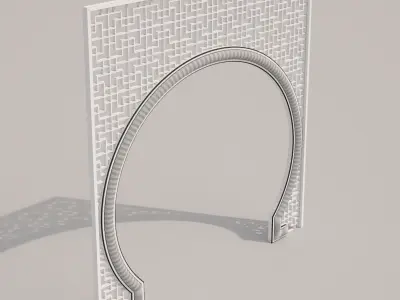 Oriental Partition 2 3D model