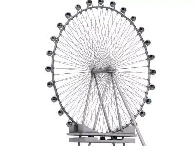 Ferris Wheel  High Roller 3D model