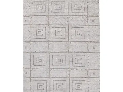 BELARI WOOL  SILK RUG 3D model