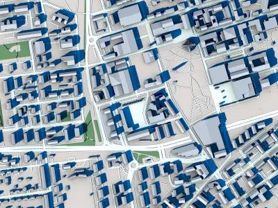 Lappeenranta City Finland 3D model