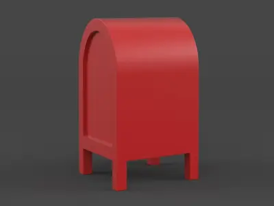 Postbox 3D model