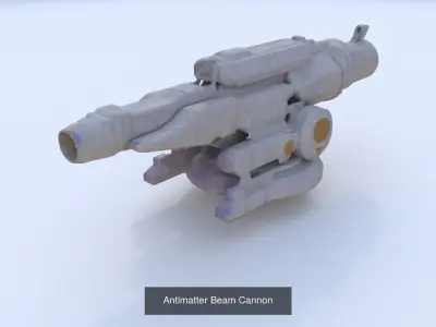 25 sci-fi weapon 3D Model Pack
