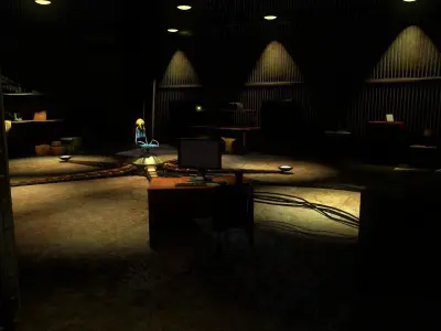 Sci fi Storage Room 3D model