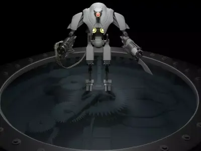 Unpredictable Robot 3D model