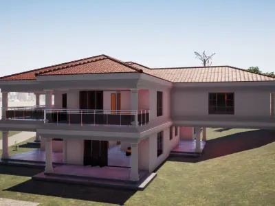 Five Bedroom Residential 3D model