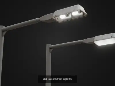 Soviet Street Light Collection Vol 1 3D Model Pack
