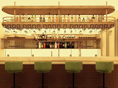 Bar Design 3D model